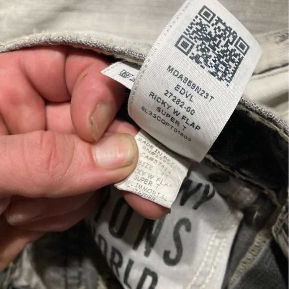 SOLD! NWT! Rare! Ricky Super T in “IMMORTAL OUTSIDER” wash 34x34 True Religion - Picture 8 of 14